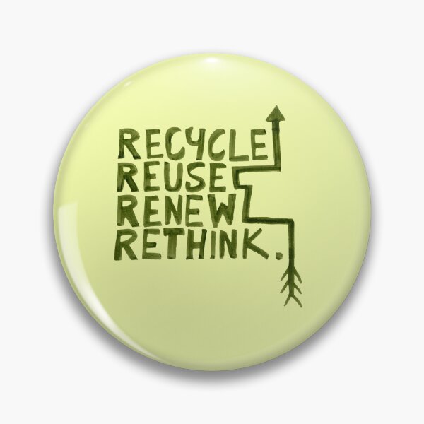 Item preview, recycle reuse renew rethink designed and sold by ZoDrawsStuff.