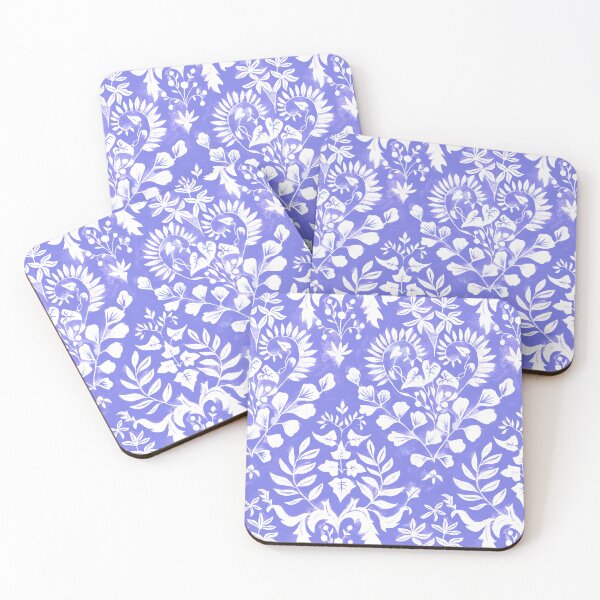 Item preview, Negative Space Botanical Watercolor - Purple designed and sold by TigaTiga.