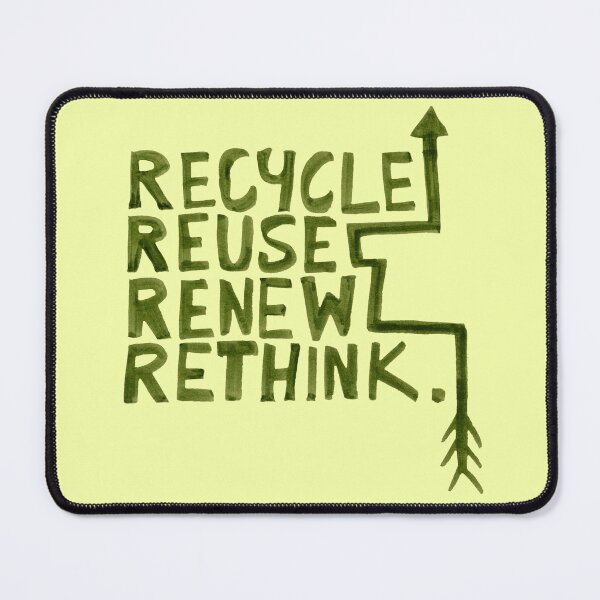 Item preview, recycle reuse renew rethink designed and sold by ZoDrawsStuff.