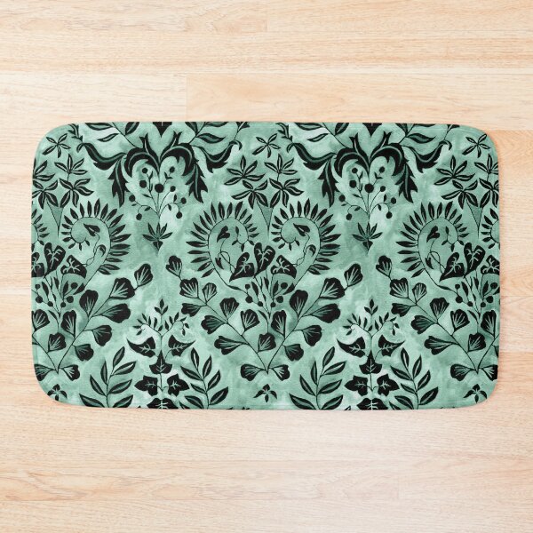 Item preview, Negative Space Botanical Watercolor - Goth Green designed and sold by TigaTiga.