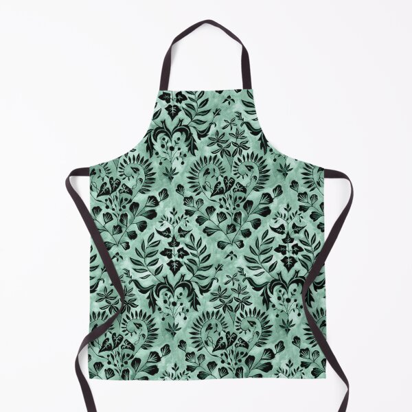 Item preview, Negative Space Botanical Watercolor - Goth Green designed and sold by TigaTiga.