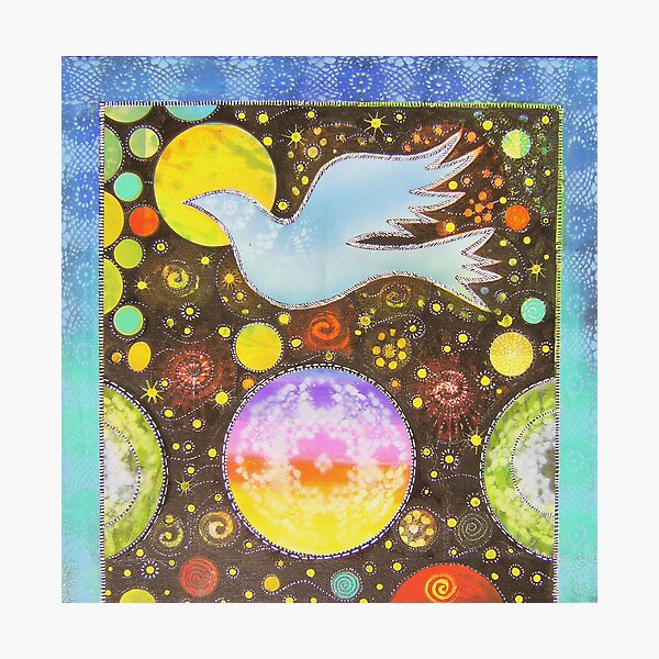 Item preview, " FLIGHT OF THE DIVINE WINDS - HAPPY NEW YEAR TO US ALL " designed and sold by Ariane.