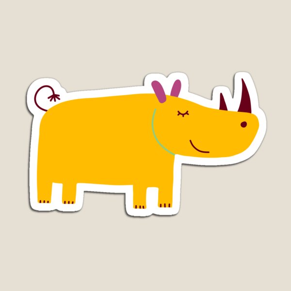 Aperçu de l'œuvre Licorne potelée créée et vendue par BYNDSTICKER.