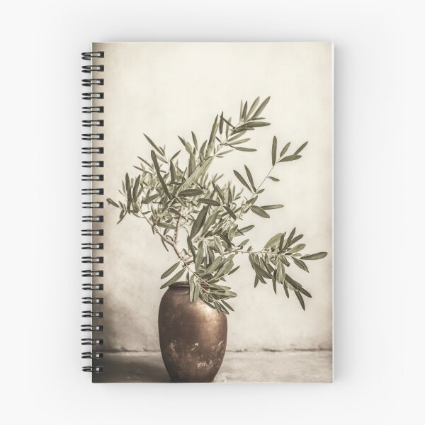 Item preview, Vintage-Inspired Olive Branch Vase Wall Art - Green Botanical Decor designed and sold by Maisonsucces.