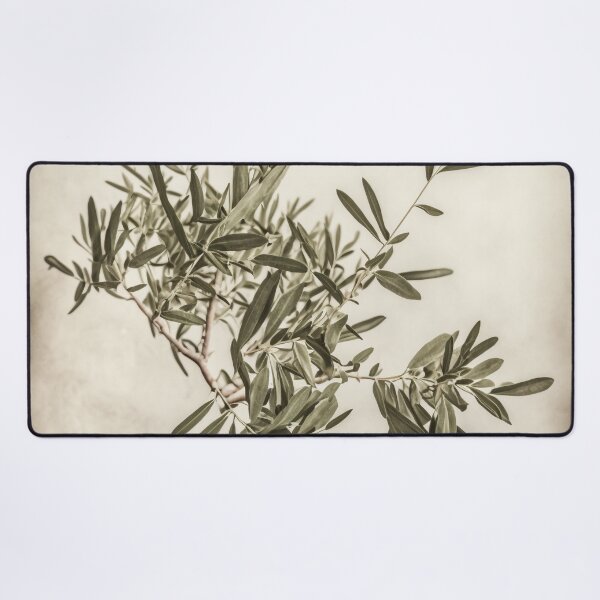 Item preview, Vintage-Inspired Olive Branch Vase Wall Art - Green Botanical Decor designed and sold by Maisonsucces.