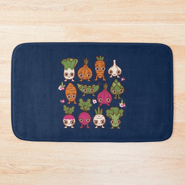 Item preview, Root Vegetable Pattern - Cute Kawaii Veg Variety designed and sold by WeirdPunderful.