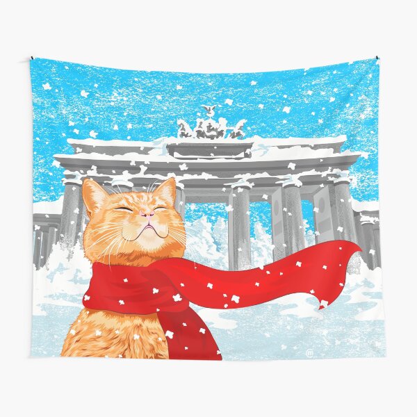 Artikel-Vorschau von Weihnachtskatze (getigert), designt und verkauft von Vectorland.