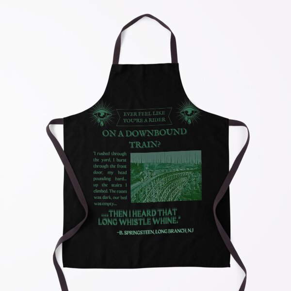 Item preview, Bruce Springsteen Downbound Train Vintage Newspaper Lyric Design designed and sold by Blue Blue Windows.