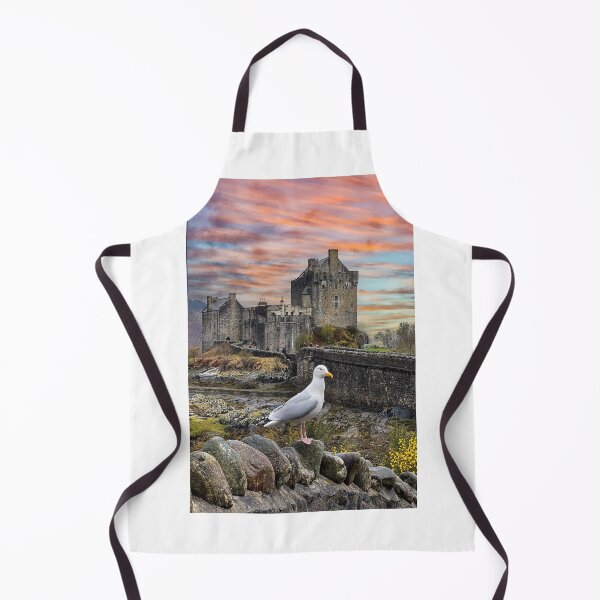 Item preview, Eilean Donan castle seagull designed and sold by Julie Bell.