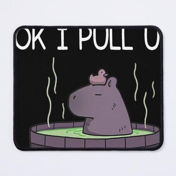 Item preview, Capybara Ok I Pull Up Funny Capybara Lover T-Shirt designed and sold by Dontobiasshop.