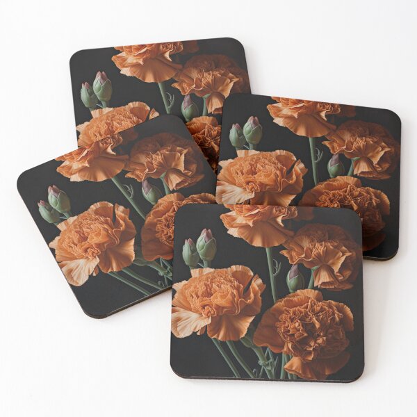 Item preview, Orange Carnations  designed and sold by Vanover Designs.