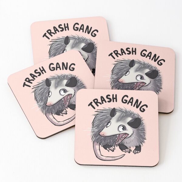 Item preview, Cartoon Opossum, Cute Possum Trash Gang, Possum Lover Art designed and sold by Emo Barkz.