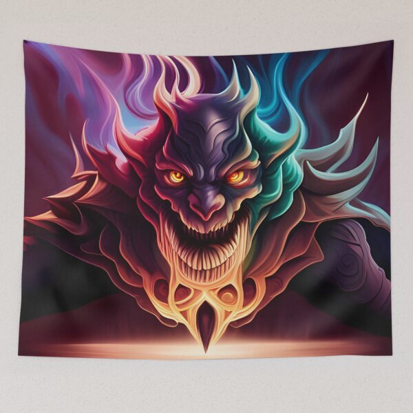 Item preview, Darkly  Colorful Smoke Demon designed and sold by WitchyWare.