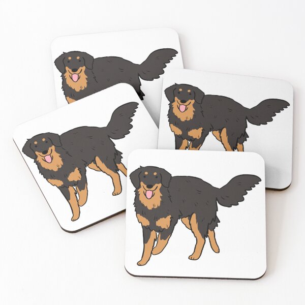 Item preview, Hovawart dog cute illustration  designed and sold by Yarafantasyart.