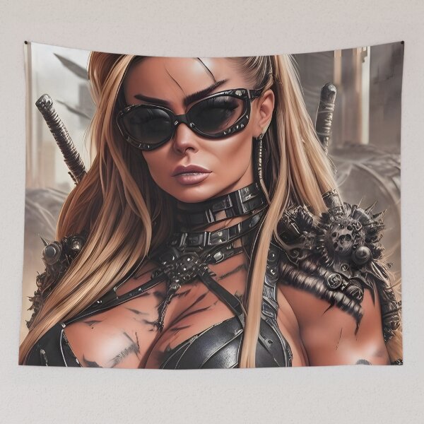 Item preview, Dystopic Woman Warrior Chief in armor designed and sold by magikman65.