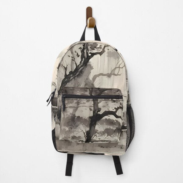 Item preview, African elephant crossing a wetland in grayscale designed and sold by SingularityGeek.