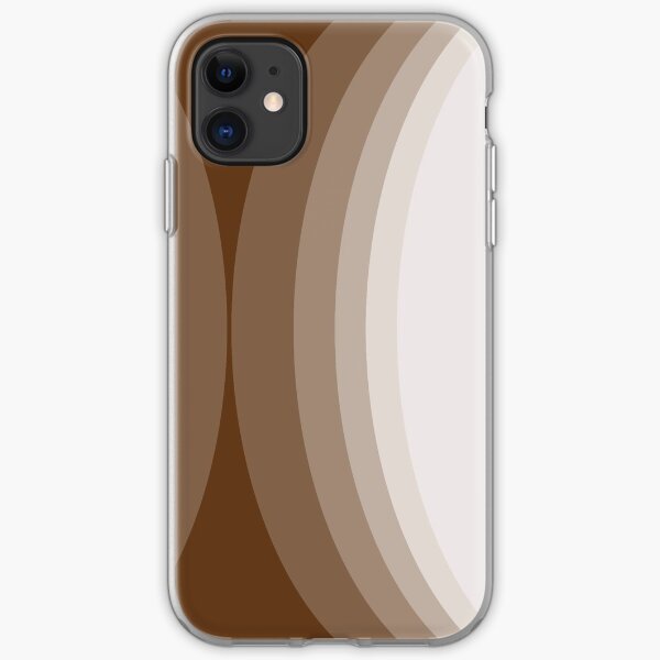 Moons - Chocolate iPhone Soft Case