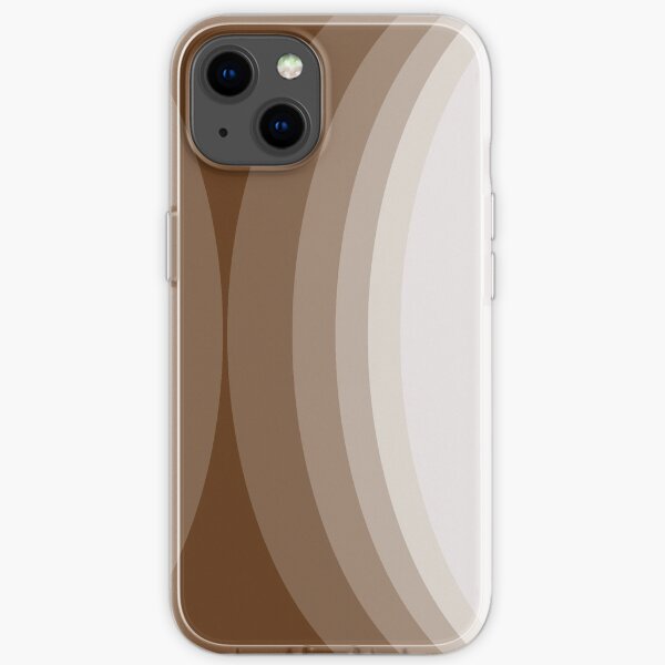 Moons - Chocolate iPhone Soft Case