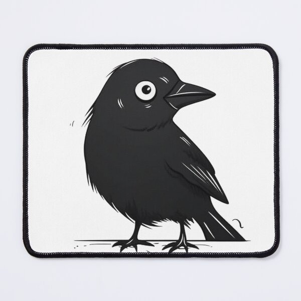 Item preview, Raven Cartoon Portrait designed and sold by OtterComforts.