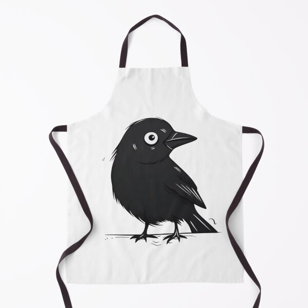 Item preview, Raven Cartoon Portrait designed and sold by OtterComforts.