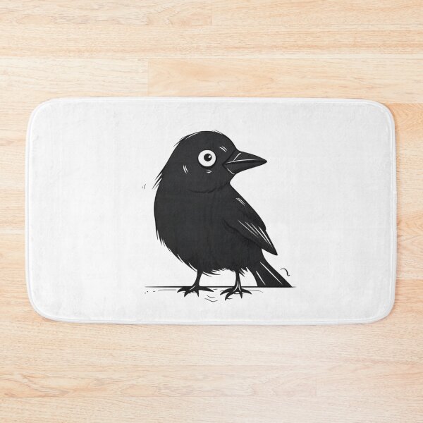 Item preview, Raven Cartoon Portrait designed and sold by OtterComforts.