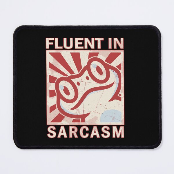 Item preview, Fluent in sarcasm - Frog designed and sold by ValentinaHramov.