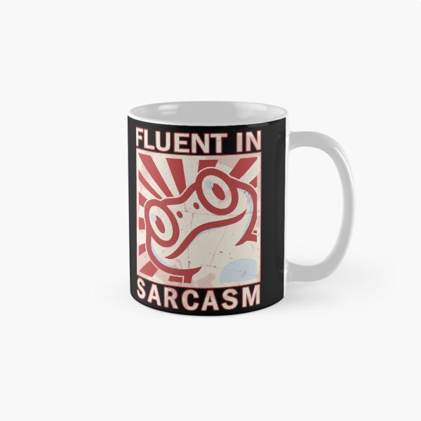 Item preview, Fluent in sarcasm - Frog designed and sold by ValentinaHramov.