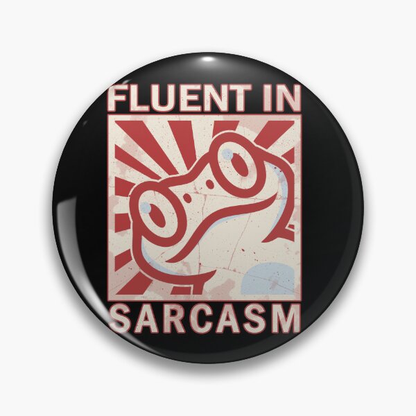 Item preview, Fluent in sarcasm - Frog designed and sold by ValentinaHramov.