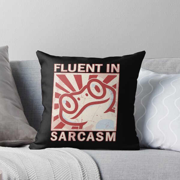 Item preview, Fluent in sarcasm - Frog designed and sold by ValentinaHramov.