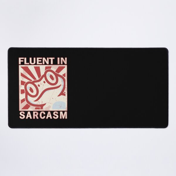 Item preview, Fluent in sarcasm - Frog designed and sold by ValentinaHramov.