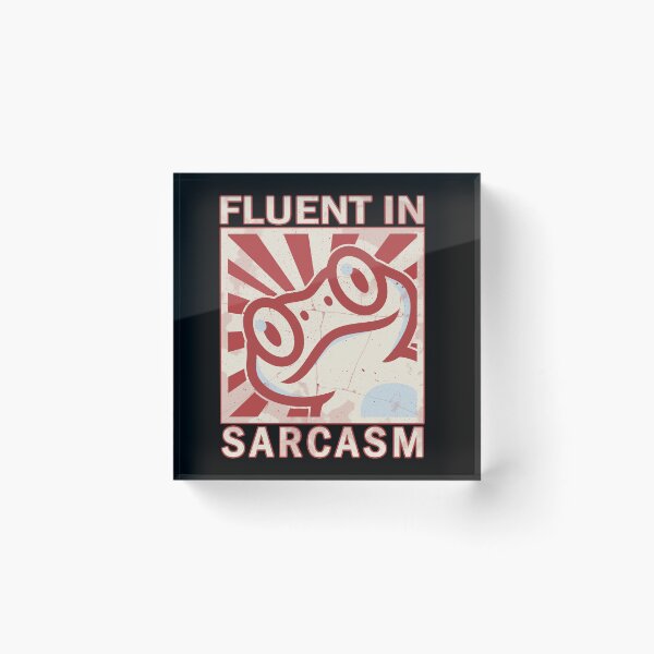 Item preview, Fluent in sarcasm - Frog designed and sold by ValentinaHramov.