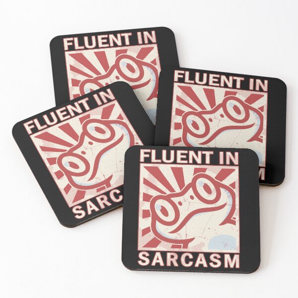 Item preview, Fluent in sarcasm - Frog designed and sold by ValentinaHramov.
