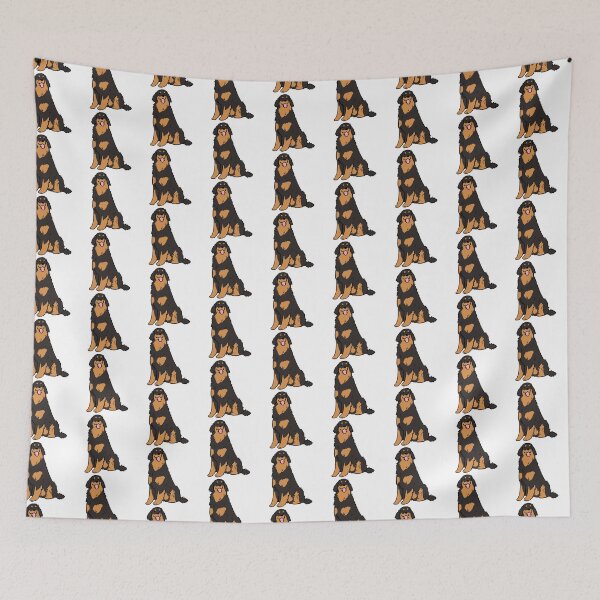 Item preview, Hovawart dog cute illustration  designed and sold by Yarafantasyart.