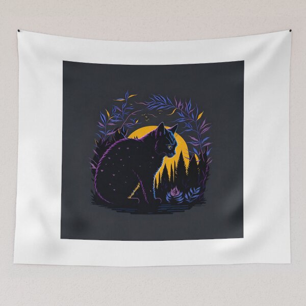 Item preview, Elegant Elegance| Refined Cat Silhouette Design| Bold and Beautiful| Striking Cat Silhouette Design| Cat's Meow| Playful Silhouette Design designed and sold by RedArtG09.