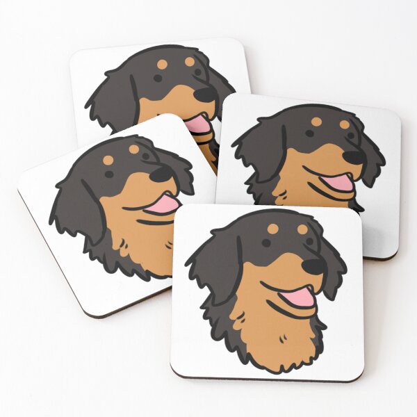 Item preview, Hovawart dog cute illustration  designed and sold by Yarafantasyart.