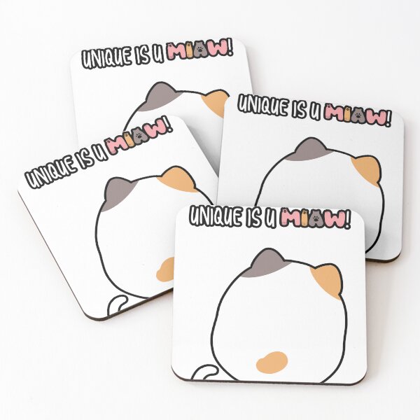 Item preview, Cute Kawaii Chubby Chonky Calico Cat - What makes you unique is u designed and sold by Annisa Yuwanda.