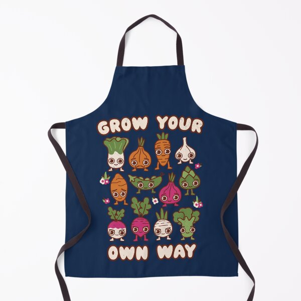 Item preview, Grow Your Own Way - Cute Kawaii Vegetable Pun designed and sold by WeirdPunderful.