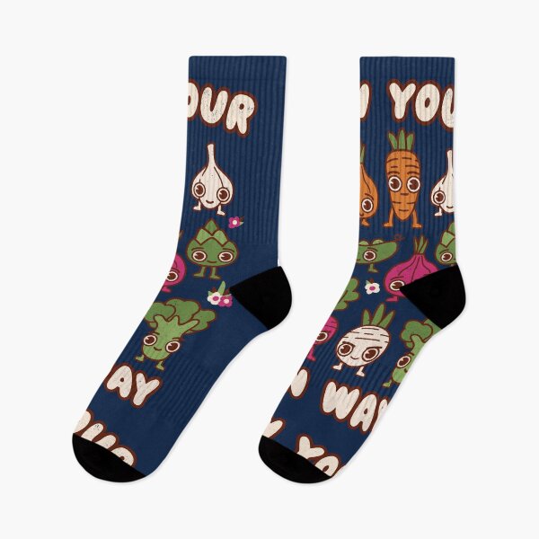 Item preview, Grow Your Own Way - Cute Kawaii Vegetable Pun designed and sold by WeirdPunderful.