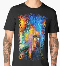 Mysterious Man at beautiful Rainbow Place Men's Premium T-Shirt