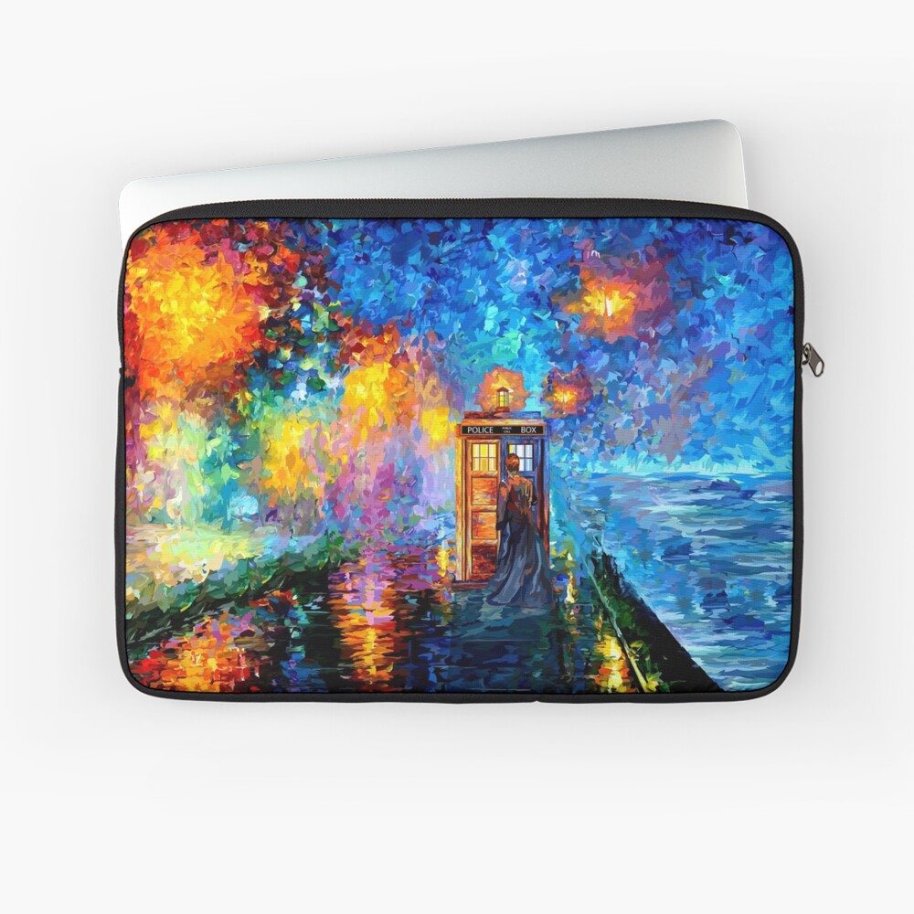 Mysterious Man at beautiful Rainbow Place Laptop Sleeve