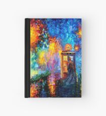 Mysteriöser Mann am schönen Regenbogen-Platz Notizbuch