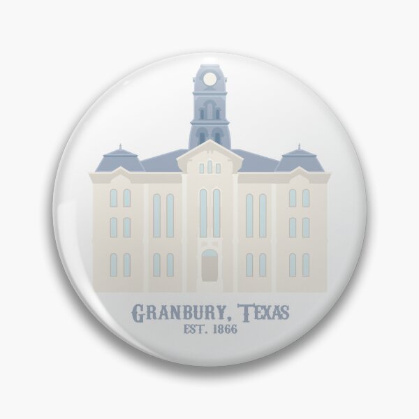 Item preview, Granbury, Hood County, Texas Courthouse designed and sold by Places By Hagen Carter.