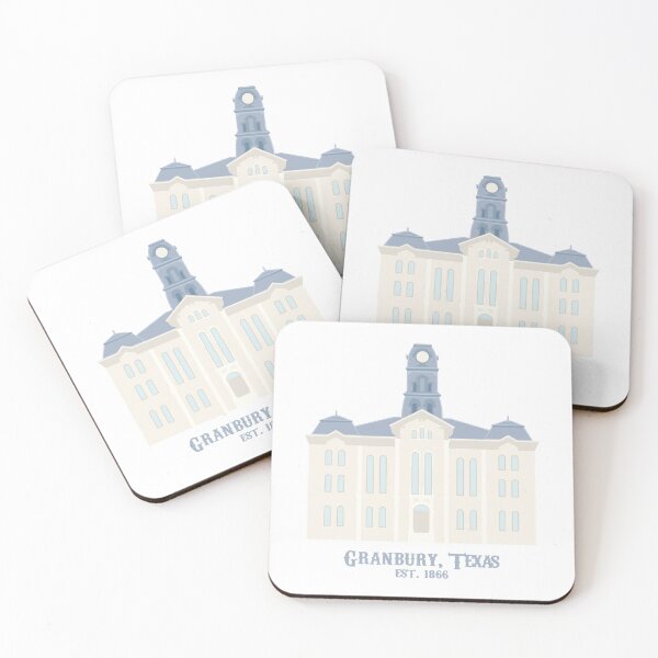 Item preview, Granbury, Hood County, Texas Courthouse designed and sold by Places By Hagen Carter.