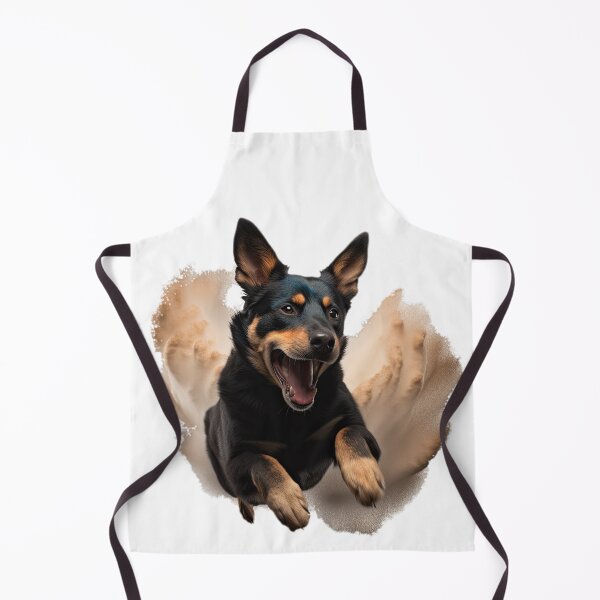 Item preview, Australian Kelpie Abstract artwork dust storm 1 designed and sold by ClawedCreations.