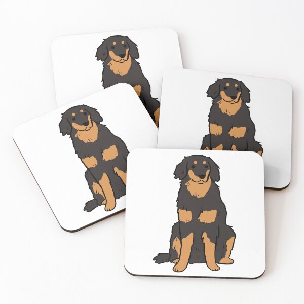 Item preview, Hovawart dog cute illustration  designed and sold by Yarafantasyart.