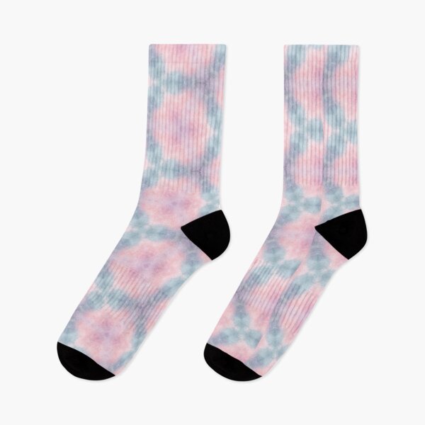 Item preview, Pastel floral abstract pattern in pink, blue and green designed and sold by HappyVibesAlert.