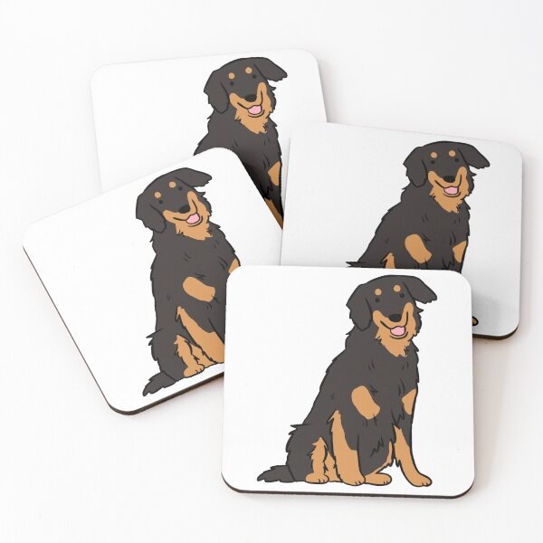 Item preview, Hovawart dog cute illustration  designed and sold by Yarafantasyart.
