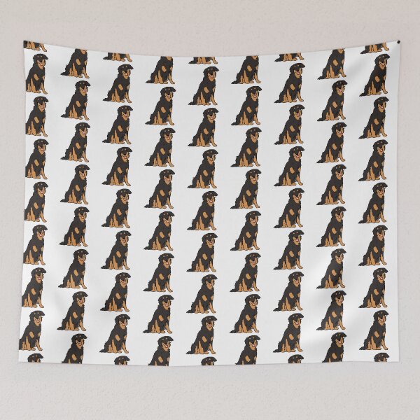 Item preview, Hovawart dog cute illustration  designed and sold by Yarafantasyart.