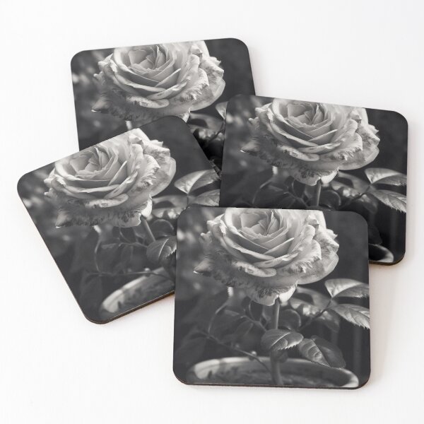 Item preview, Timeless black and white image of a rose designed and sold by Cametostay.