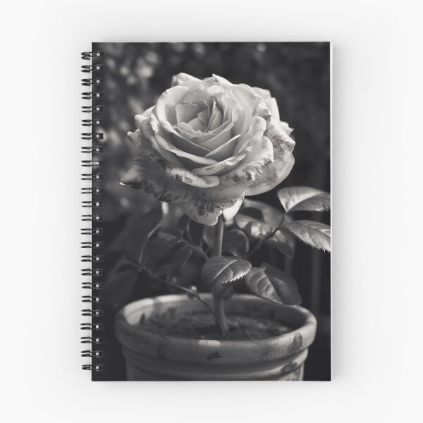 Item preview, Timeless black and white image of a rose designed and sold by Cametostay.